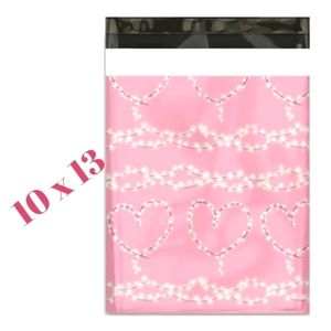 Poly Mailers 10x13 Heart Lights